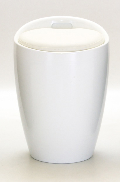 Dawson Stool With Storage ABS And Gloss In Multiple Finishes